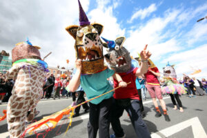 Burnett and Catt carnival animal heads